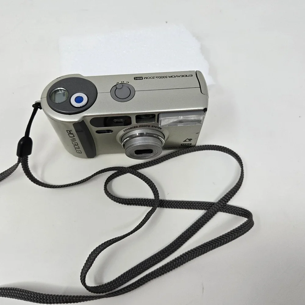 Fujifilm Endeavor‎ 3000ix Zoom MRC APS Film Camera Silver 21-58mm Lens tested